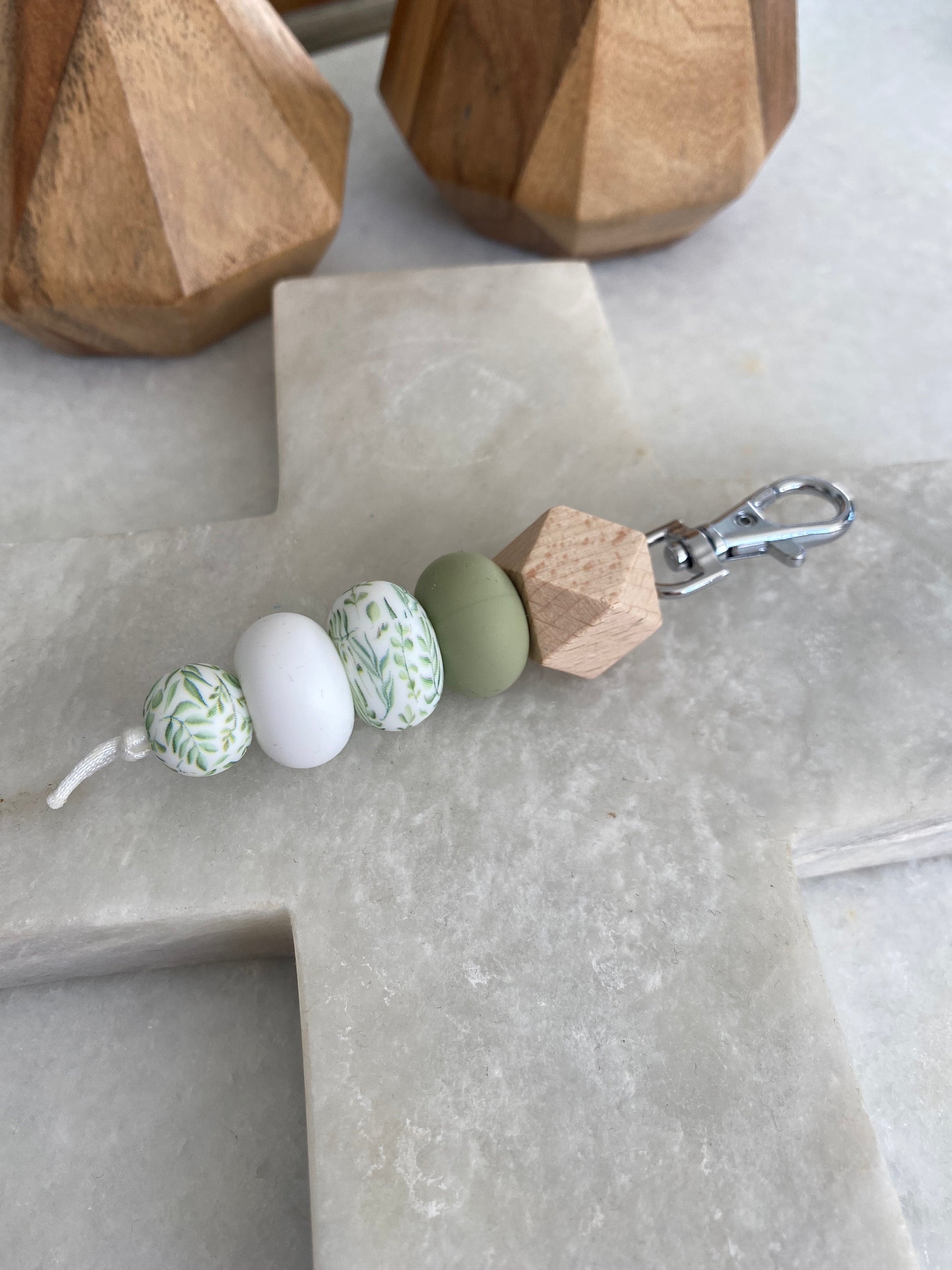 Palm leaf Keyring